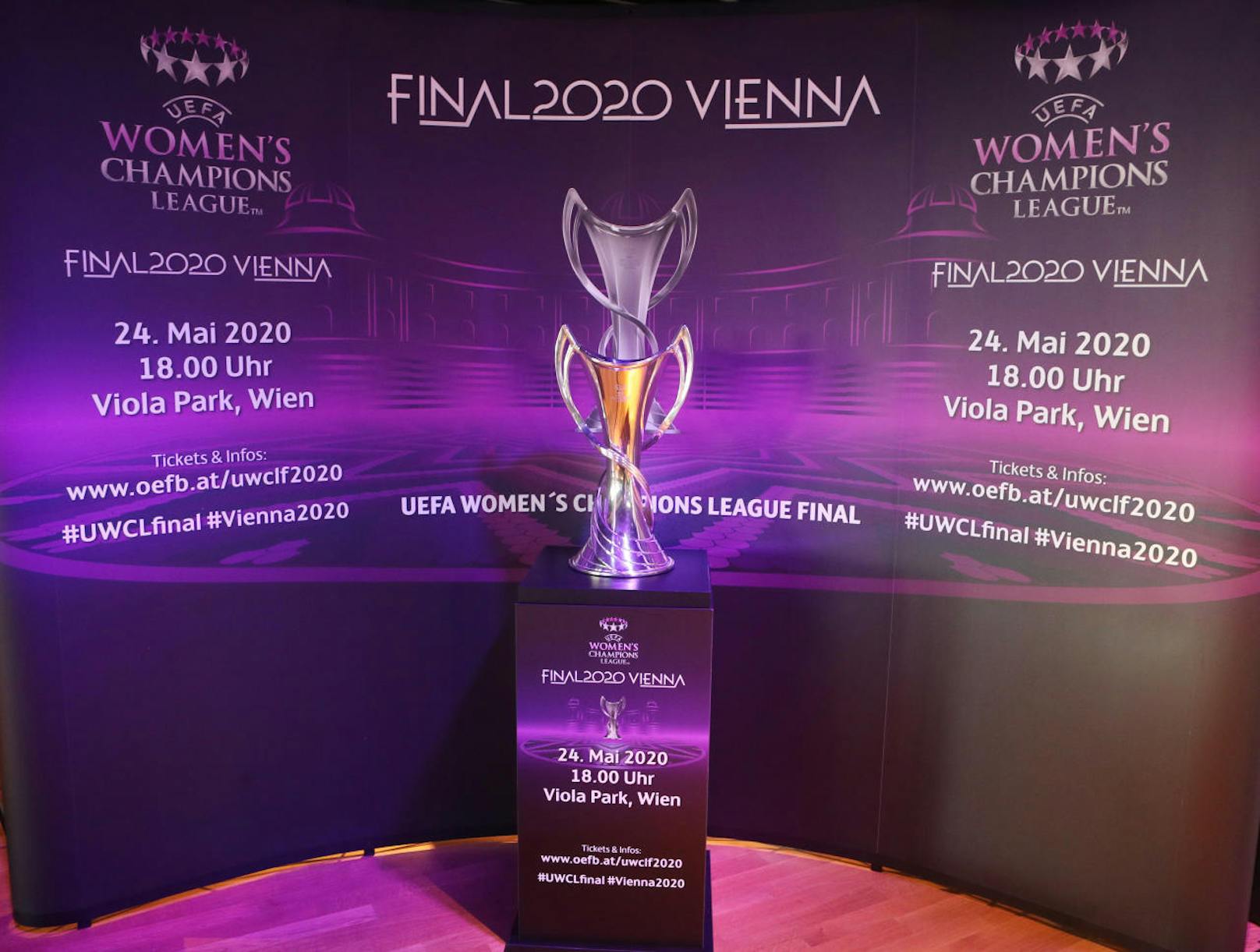 Das <b>Champions-League-Finale der Damen</b> findet am <b>24. Mai 2020 in Wien</b> statt, nämlich in der Generali Arena.