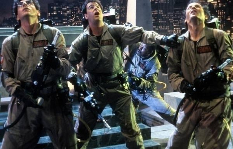 Harold Ramis, Dan Aykroyd und Bill Murray in "Ghostbusters" im Jahr 1984.