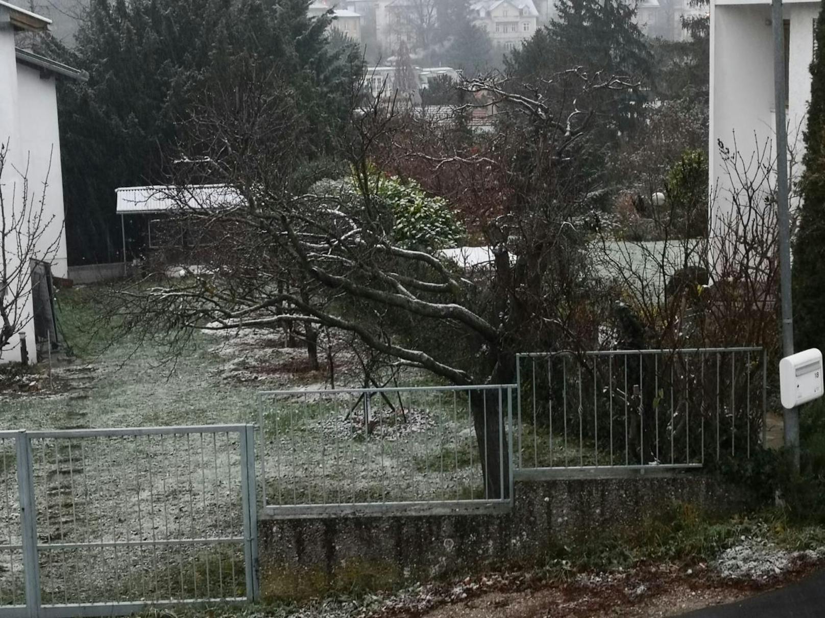 Auch in Klosterneuburg hat es leicht geschneit.
