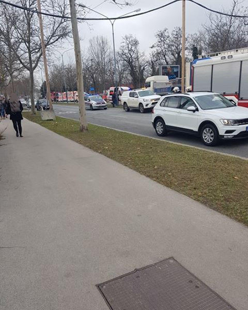 In Wien-Donaustadt kam es zu einem Unfall.