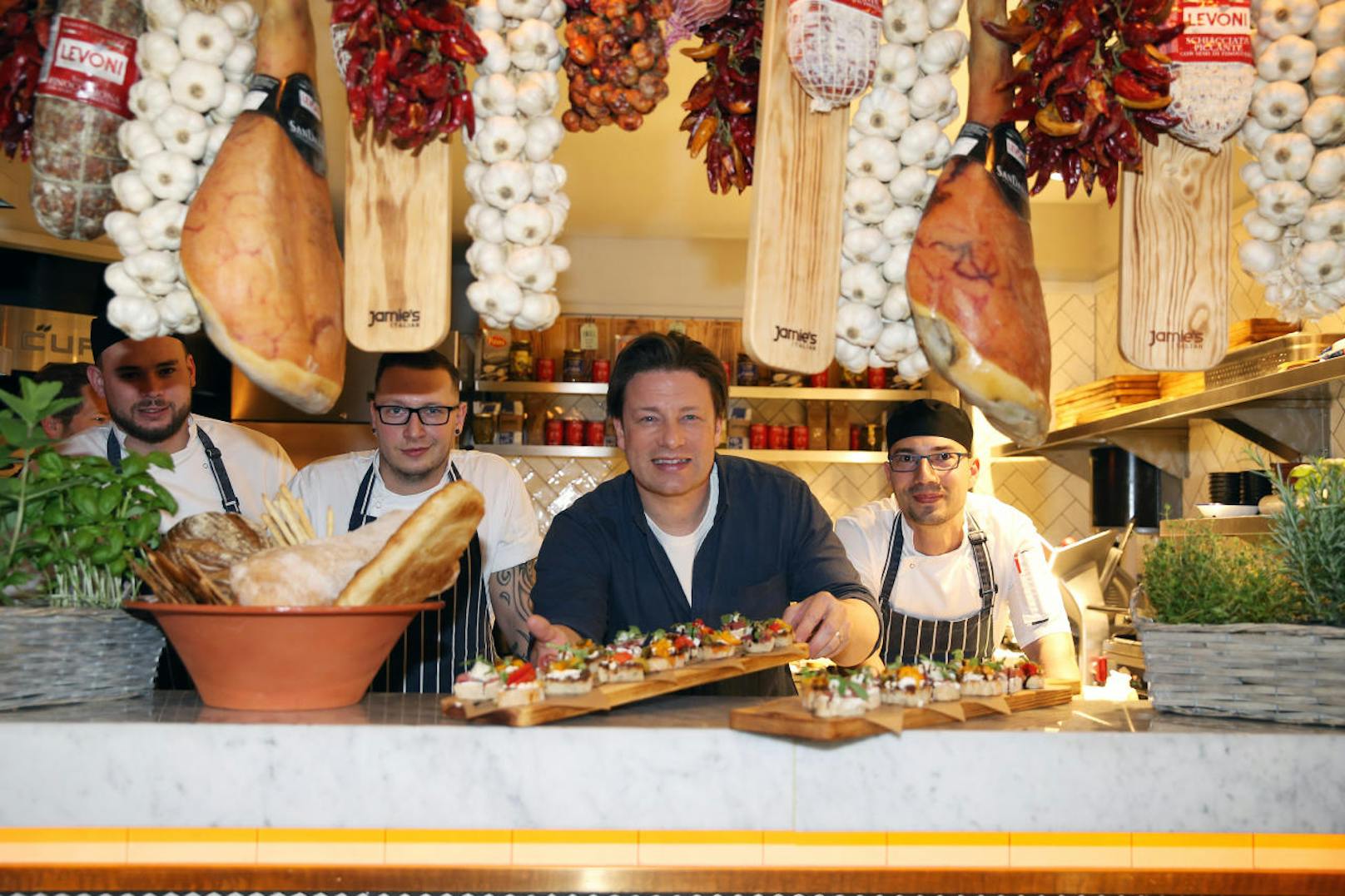 Star-Koch Jamie Oliver auf Wien-Besuch