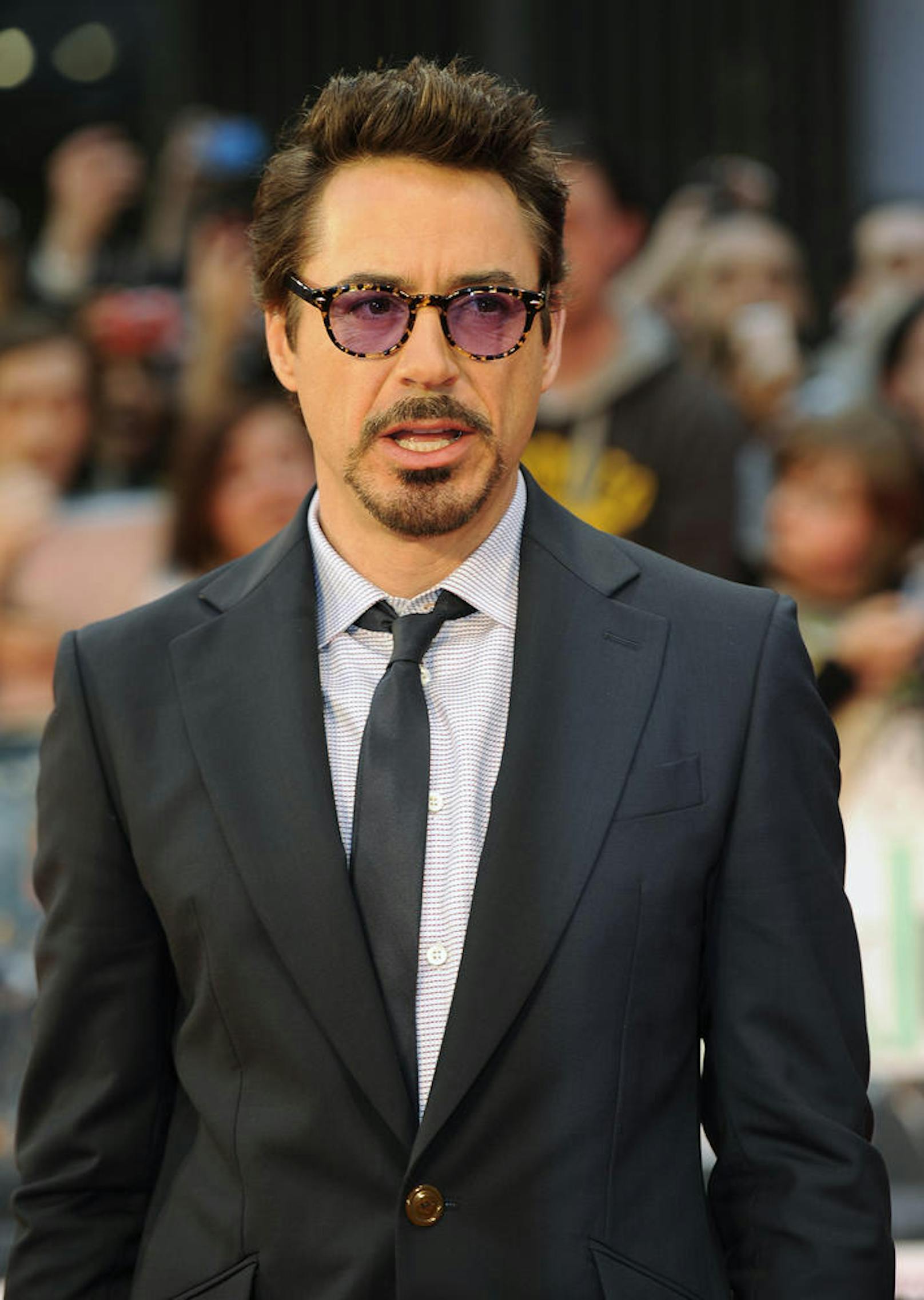 Robert Downey Jr. bei der Premiere von "The Avengers" in London, 2012.
