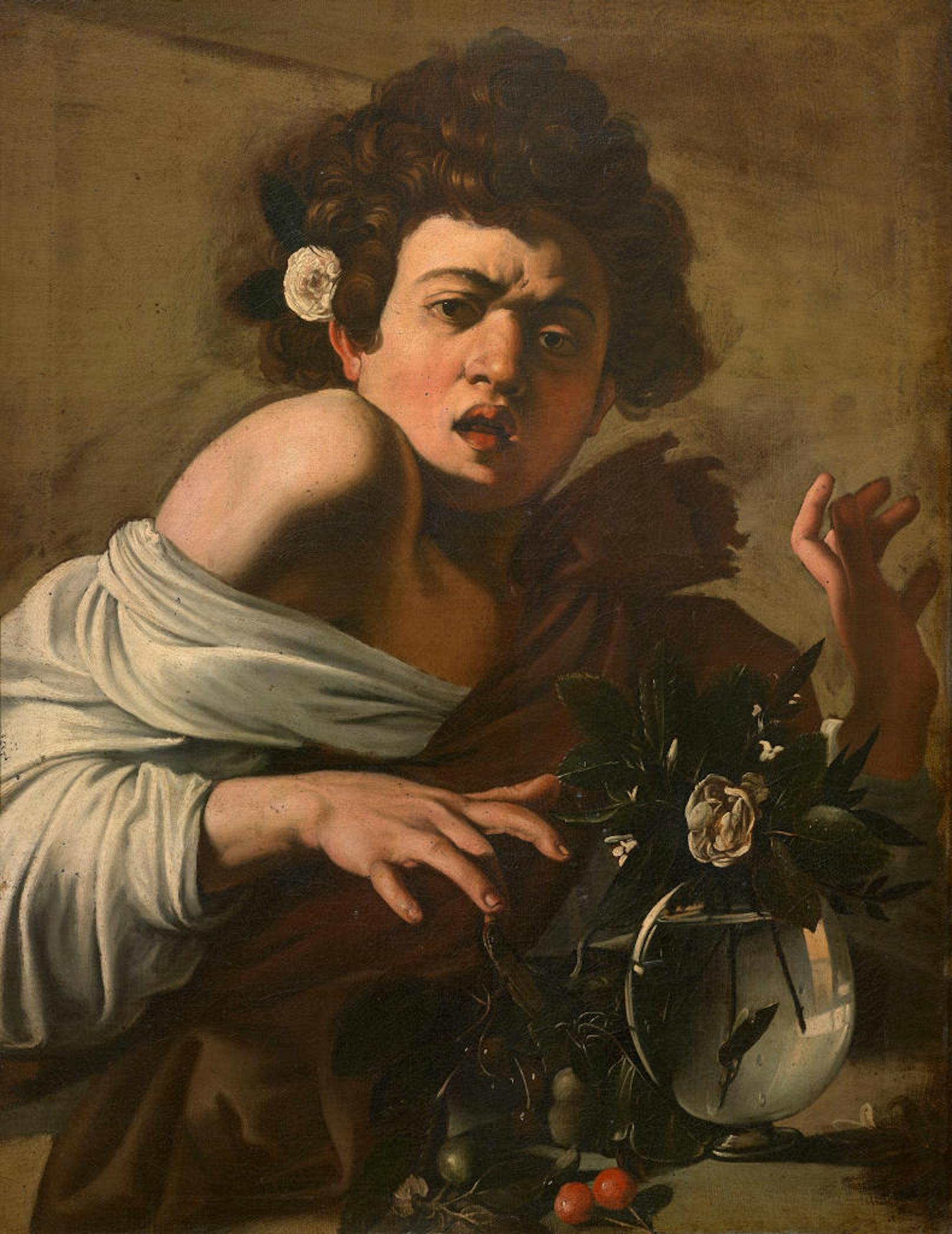 Michelangelo Merisi da Caravaggio (Mailand 1571-1610 Porto Ercole):
Knabe, von einer Eidechse gebissen
Um 1597/98