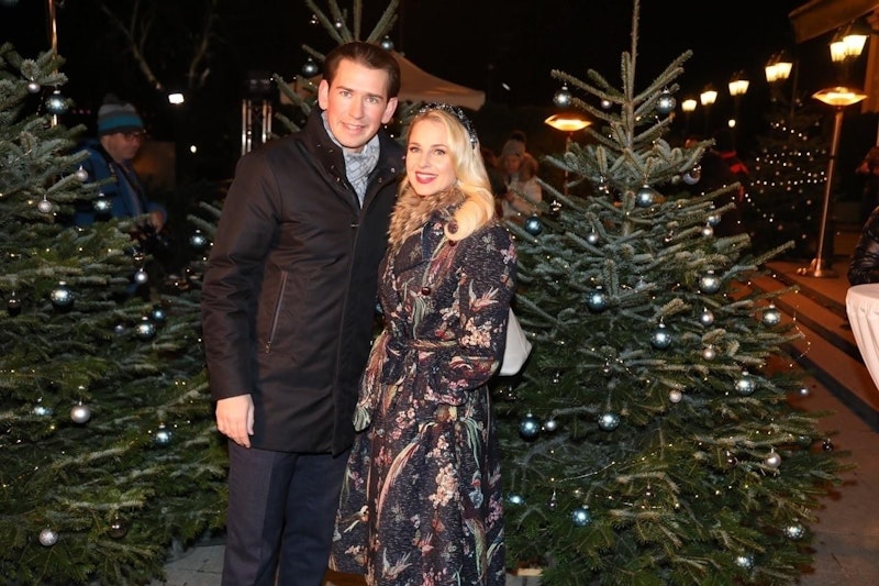 Sebastian Kurz und Silvia Schneider