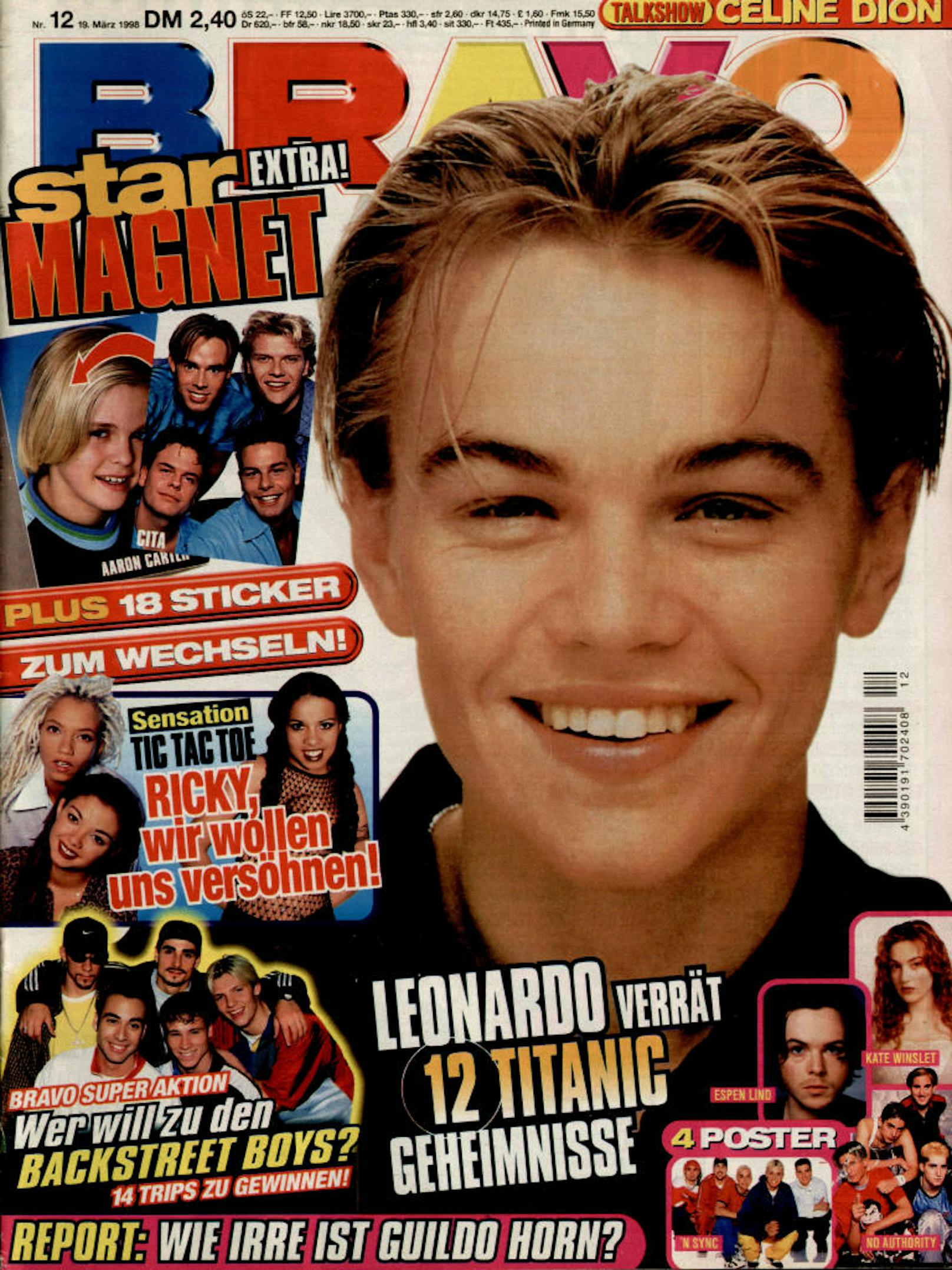 Leonardo di Caprio verrät die zwölf "Titanic"-Geheimnisse (1997)