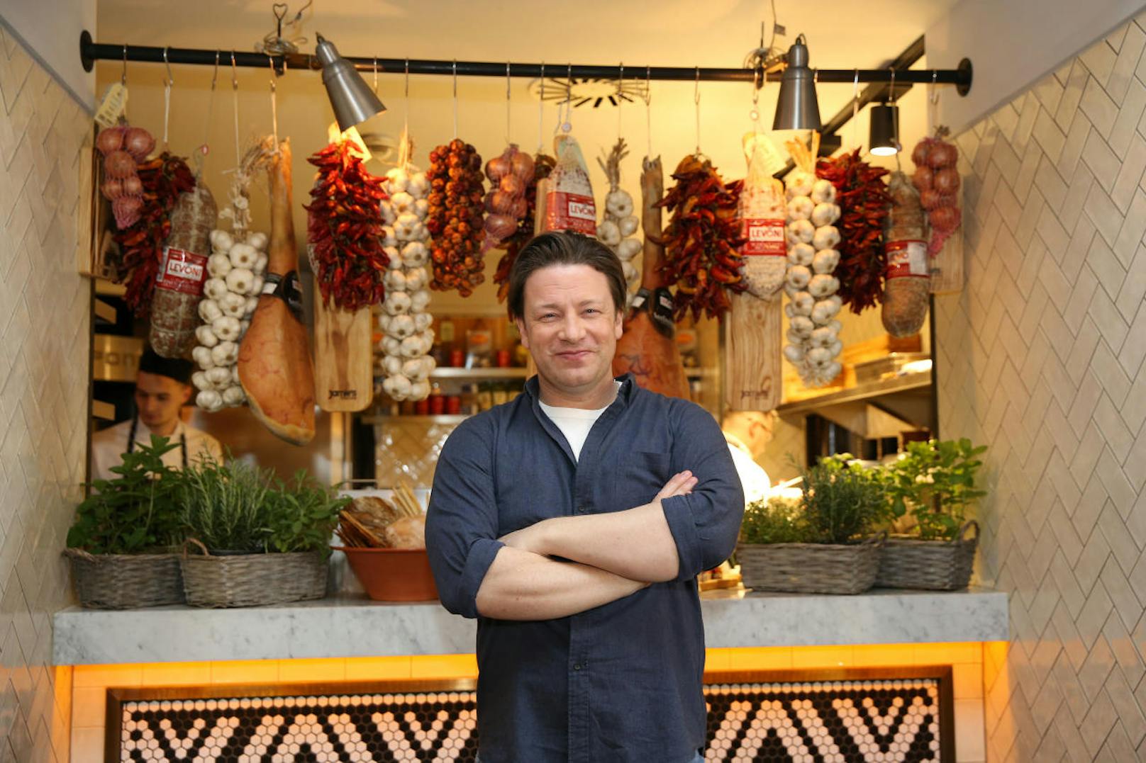 Star-Koch Jamie Oliver auf Wien-Besuch