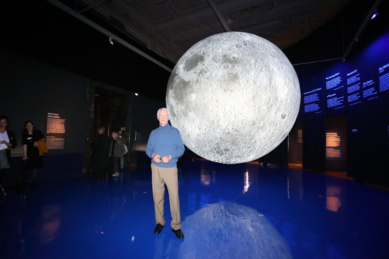Anlässlich der Eröffnung der Ausstellung "Der Mond. Sehnsucht, Kunst und Wissenschaft" reiste auch Ex-Astronaut und der Pilot der Apollo 9-Mission Russell "Rusty" Schweickart (84) nach Wien.