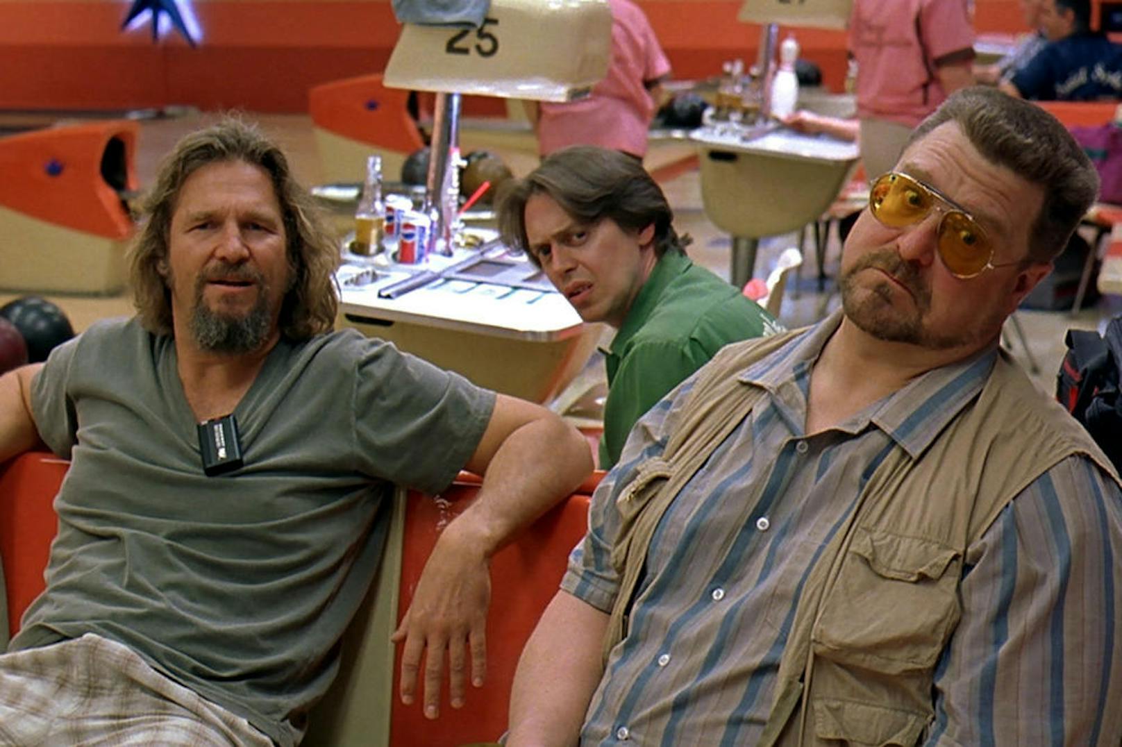 Von links: Jeff Bridges, Steve Buscemi und John Goodman in "The Big Lebowski"