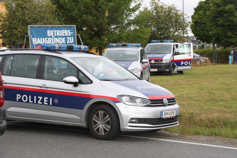 Zahlreiche Polizisten waren im Einsatz.