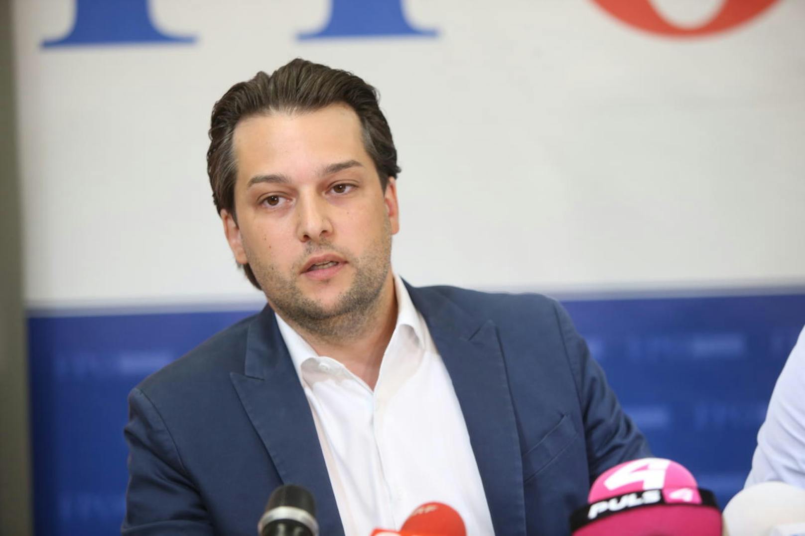 Wiens anderer Vizebürgermeister Dominik Nepp kandidiert für die FPÖ.