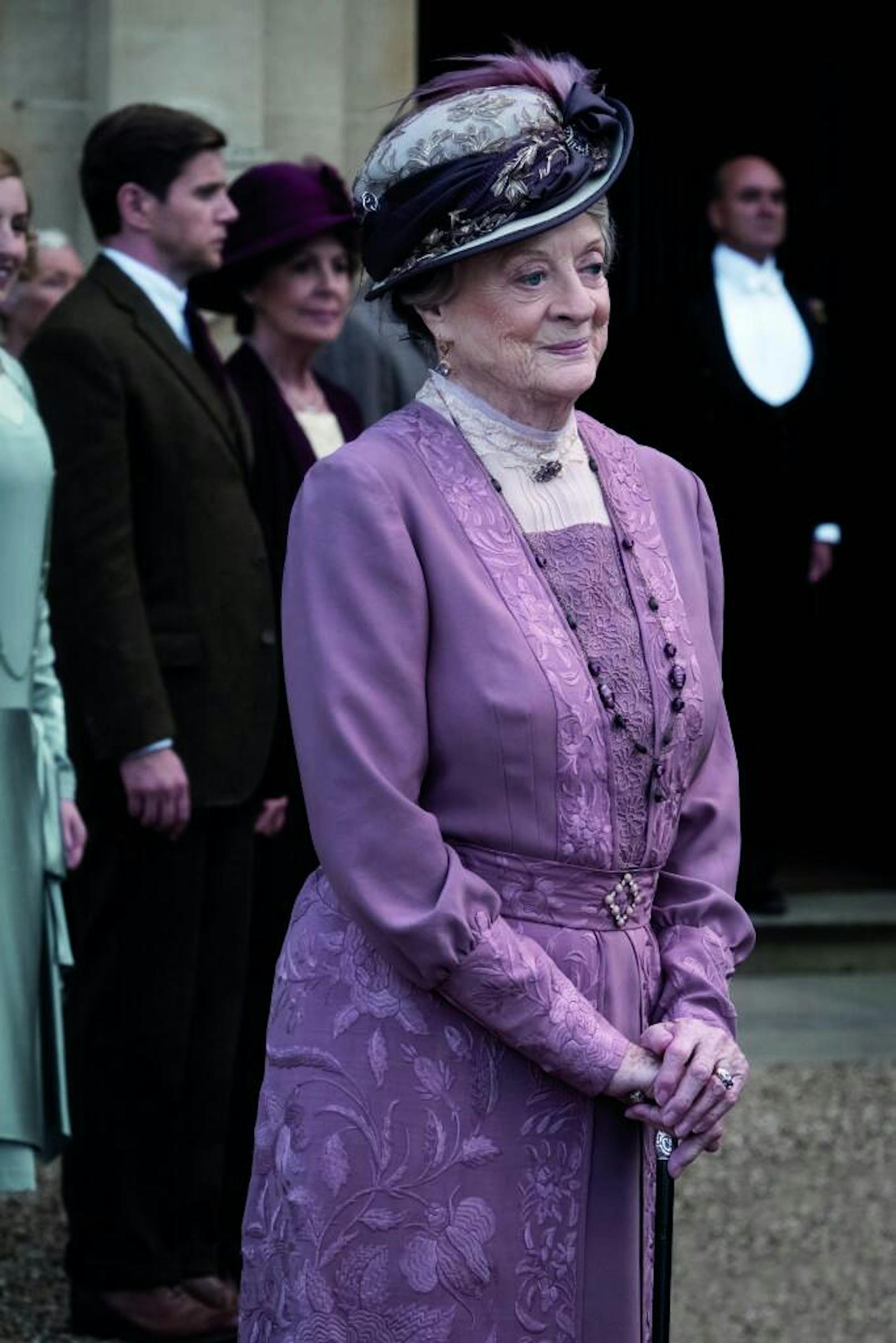 Maggie Smith sorgt im "Downton Abbey"-Film wieder für einige Lacher. 