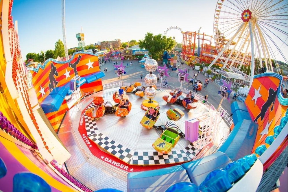 Der Breakdance im Wiener Prater.