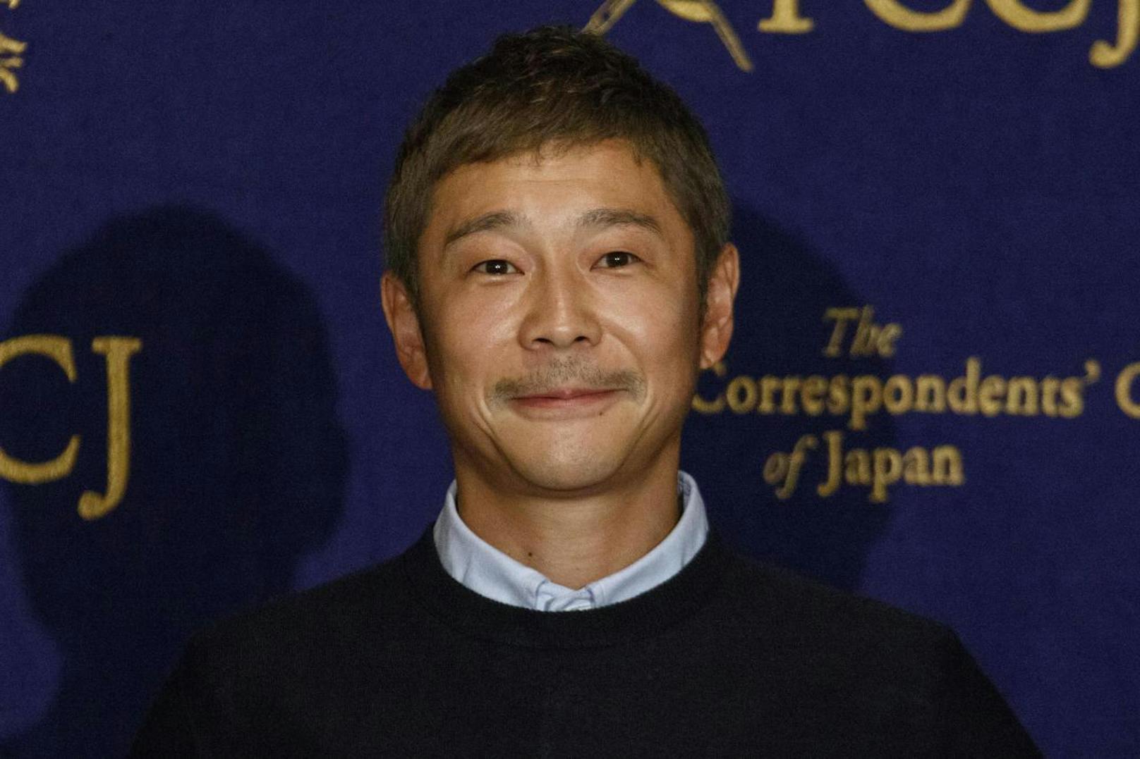 Der Japaner und künftige Weltraumtourist Maezawa steht mit seinem Vermögen an 18. Stelle der reichsten Menschen seines Landes.