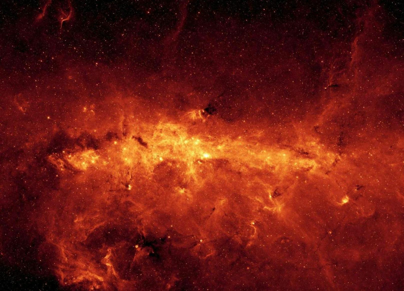 Straub im Zentrum der Milchstraße
NASA/JPL-Caltech/S. Stolvoy