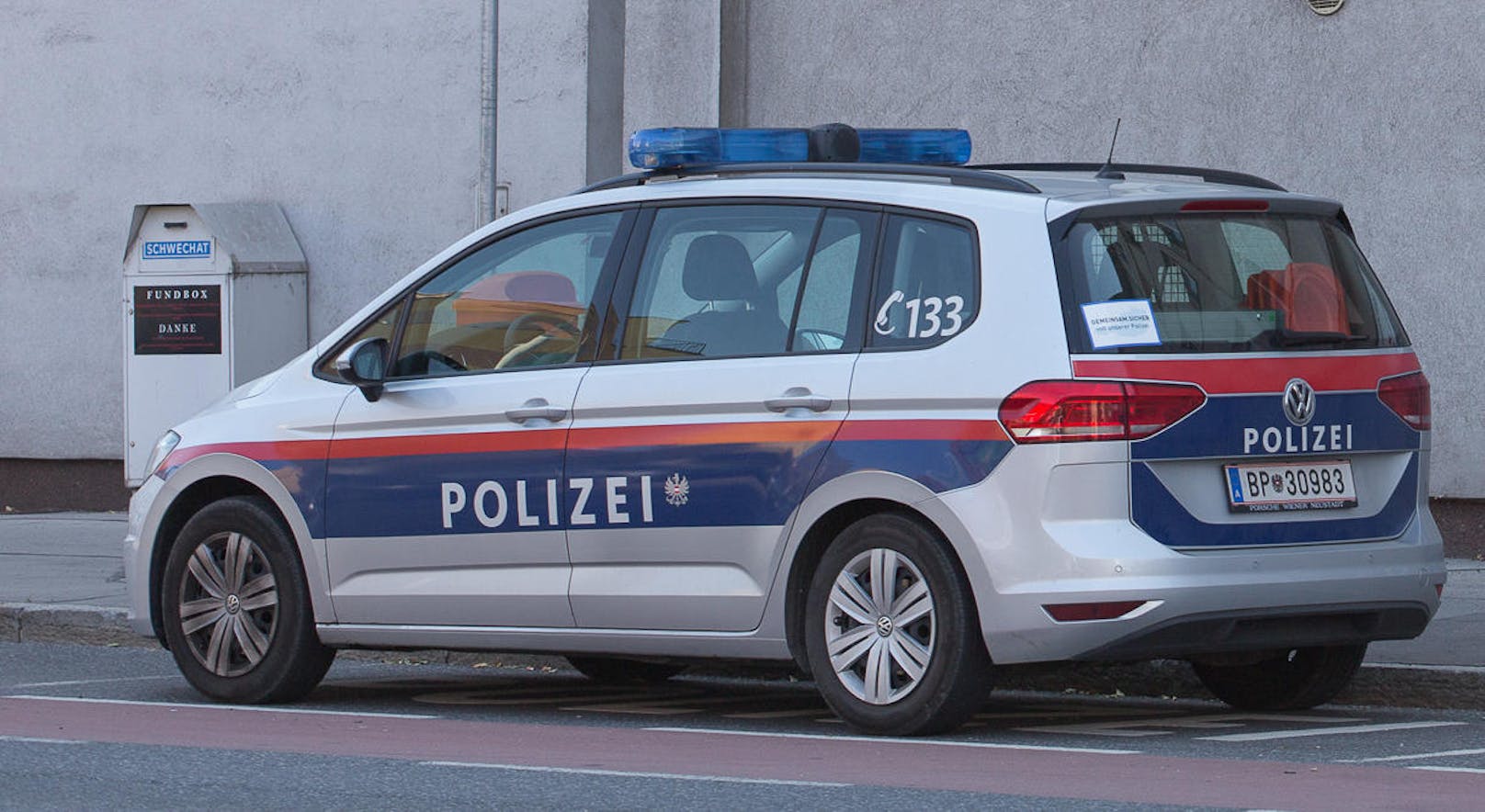 In Wien überführte die Polizei einen Mann bei Auto-Einbrüchen.