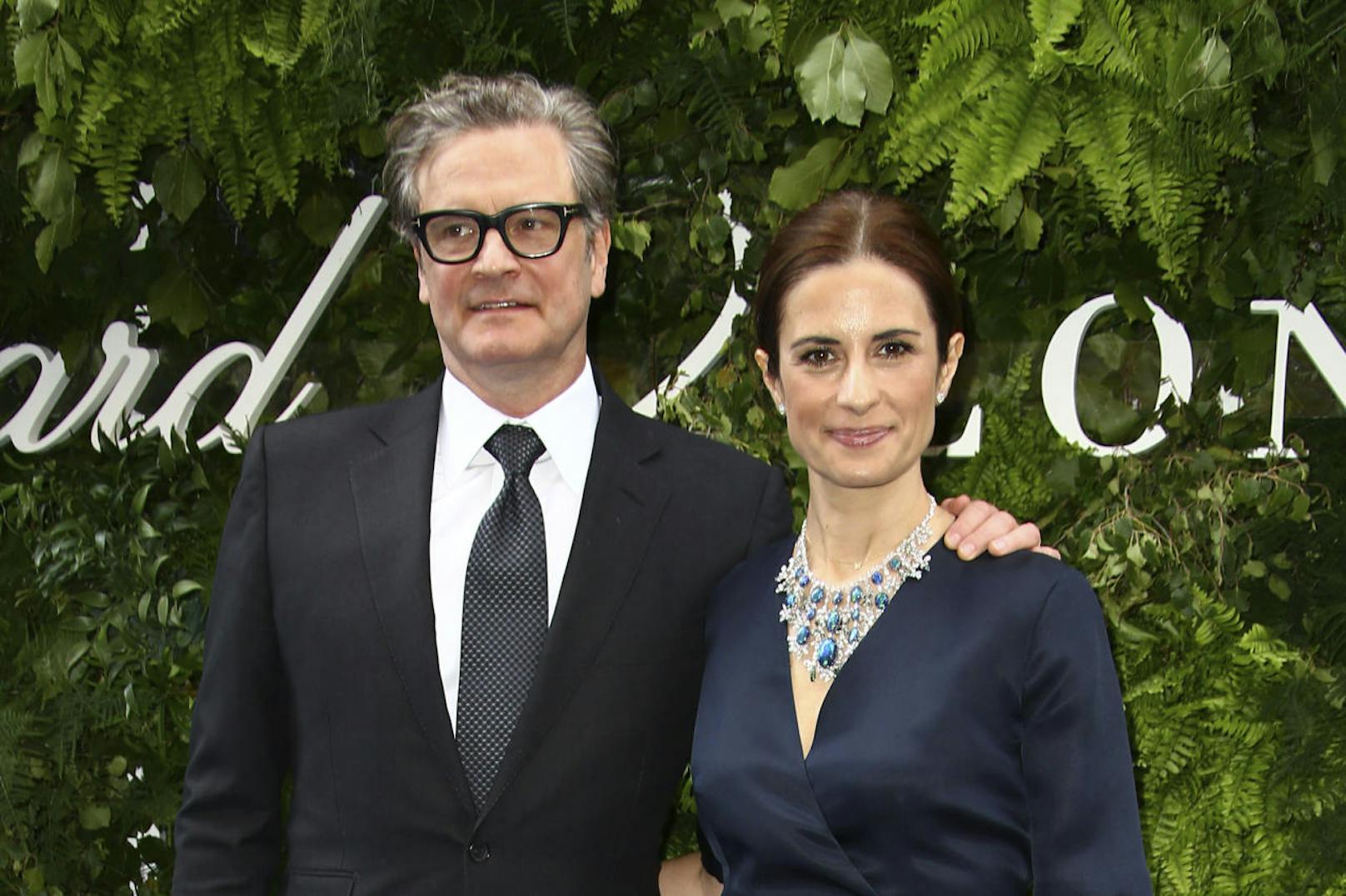 Colin Firth mit seiner Ehefrau Livia. Der Schauspieler und die Filmproduzentin lassen sich nach 22 Jahren Ehe scheiden.