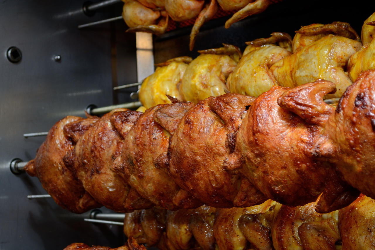 Halbes Grillhendl (500 Gramm): 1,6 Kilo CO2.