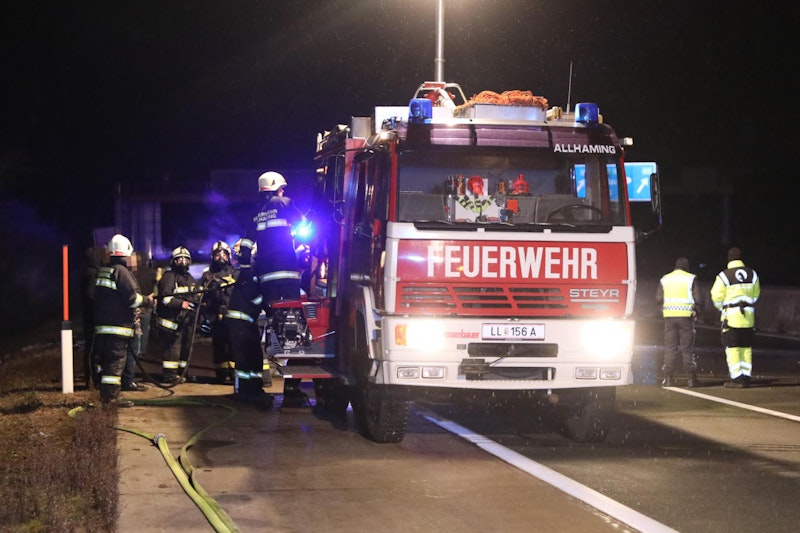 Zwei Feuerwehren standen im Löscheinsatz.
