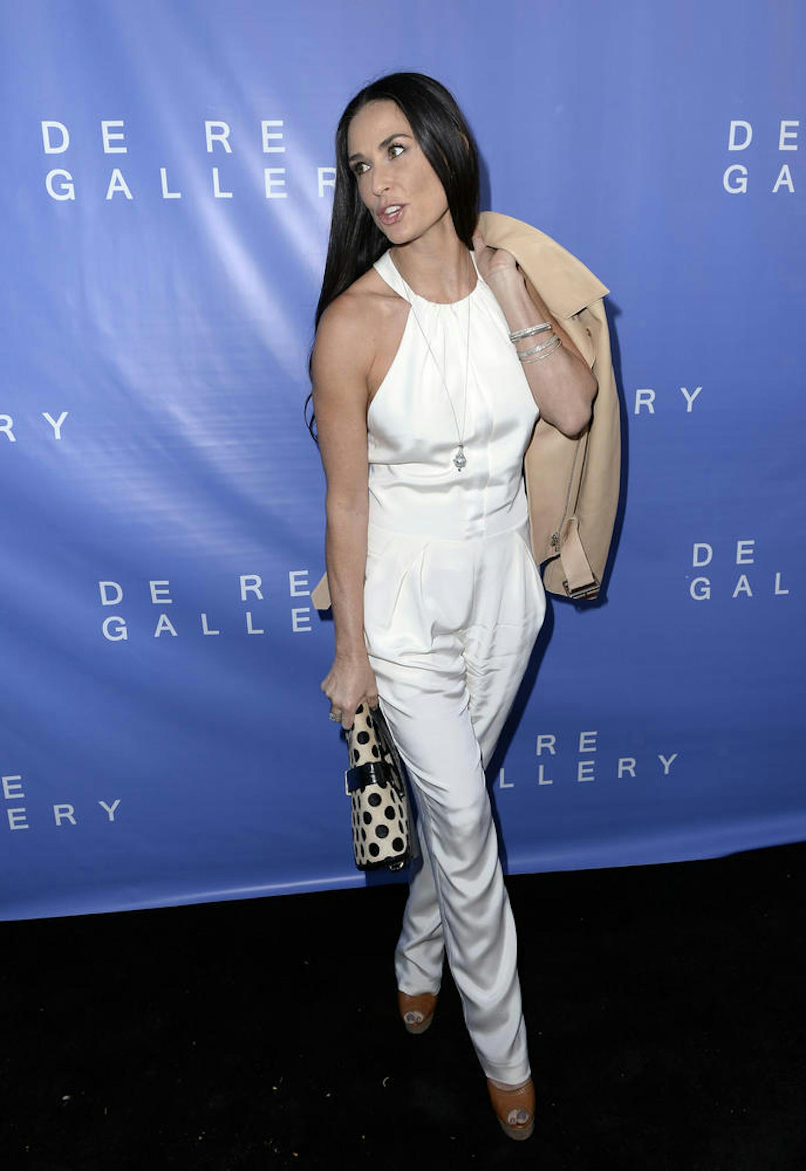Demi Moore bei der Eröffnung von De Re Gallery in West Hollywood, 2014.