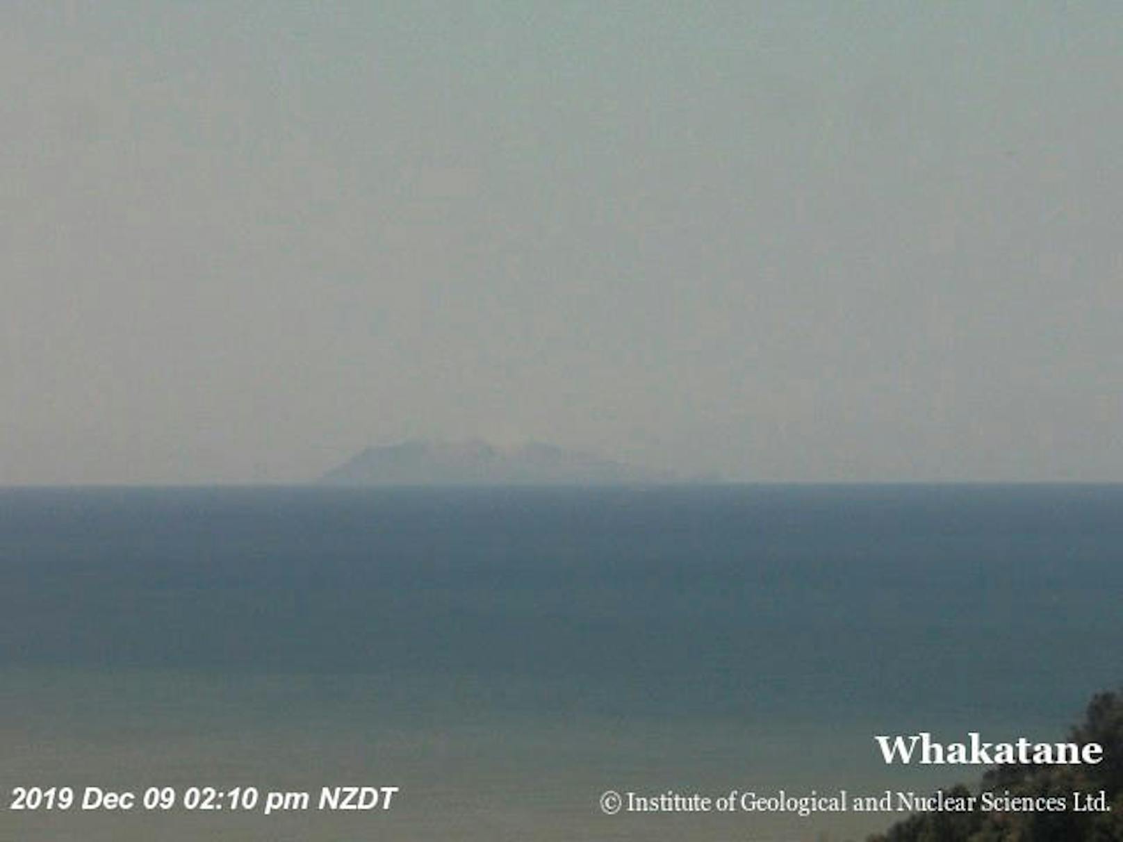 Webcam in der Stadt Whakatane, knapp 50 Kilometer südlich von White Island