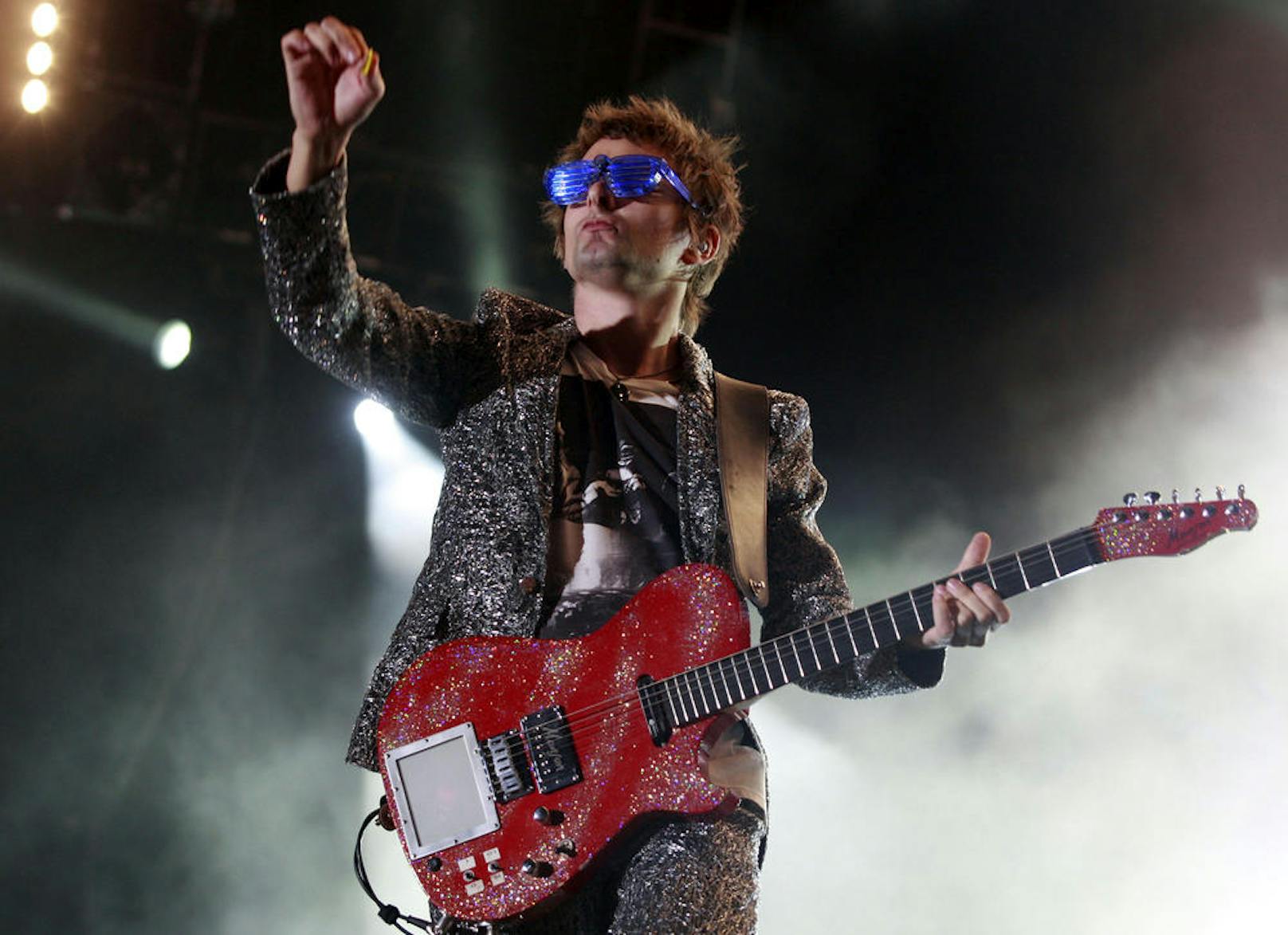 Matthew Bellamy, Sänger und Gitarrist der Rockband Muse.