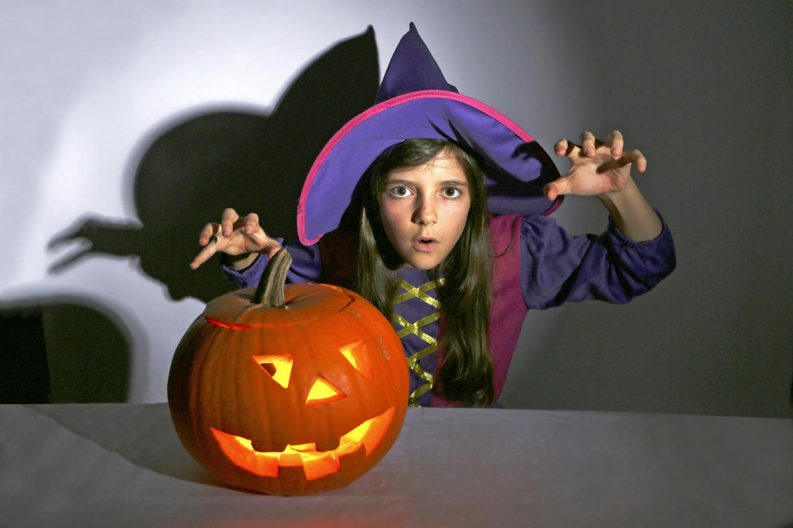 Halloween ist auch bei Kindern ein beliebtes Fest.