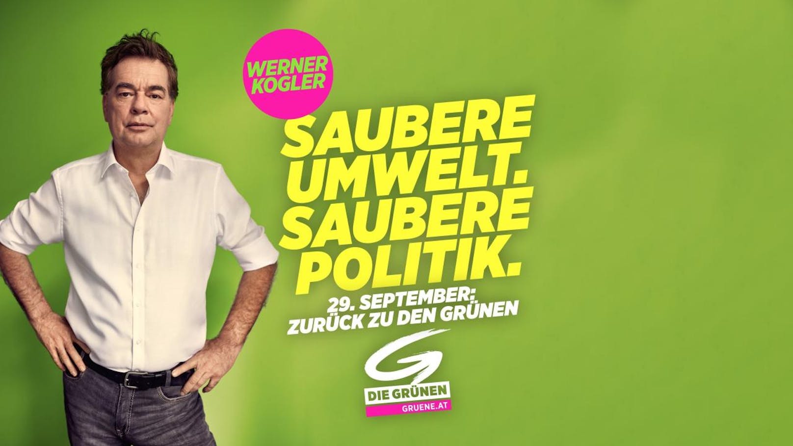 Grünen-Chef Werner Kogler will die Grünen wieder zurück in den Nationalrat bringen.