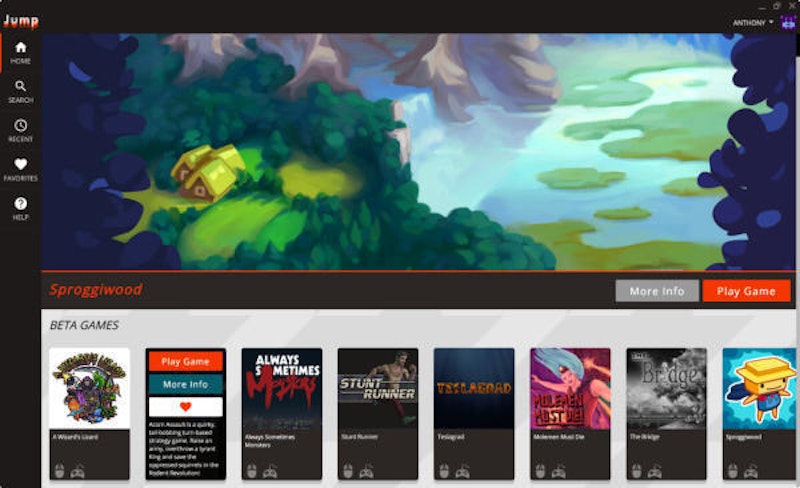 Wohl nur Indiegame-Fans dürften der Cloud-Gaming-Dienst "Jump" bekannt sein. Mit einem Abo lassen sich hier Indiegame-Perlen von kleinen Studios entdecken. Weitere Dienste gibts zurzeit von Parsec, Liquidsky oder Vortex.