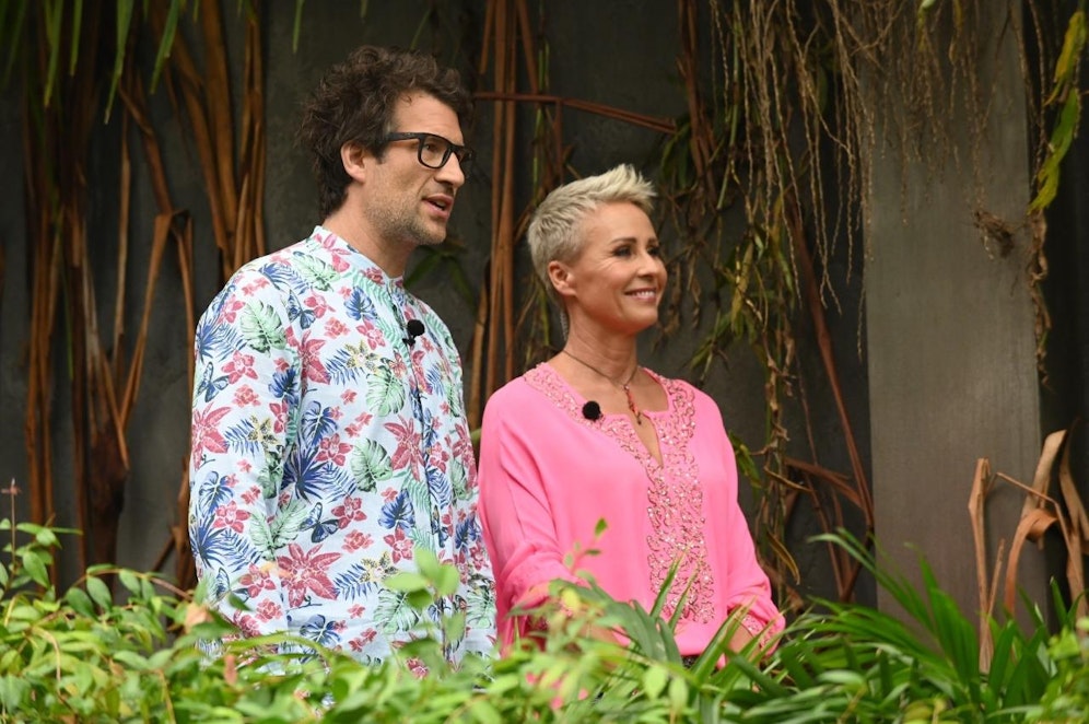 Daniel Hartwich und Sonja Zietlow freuen sich auf die Dschungelprüfung an Tag 9.