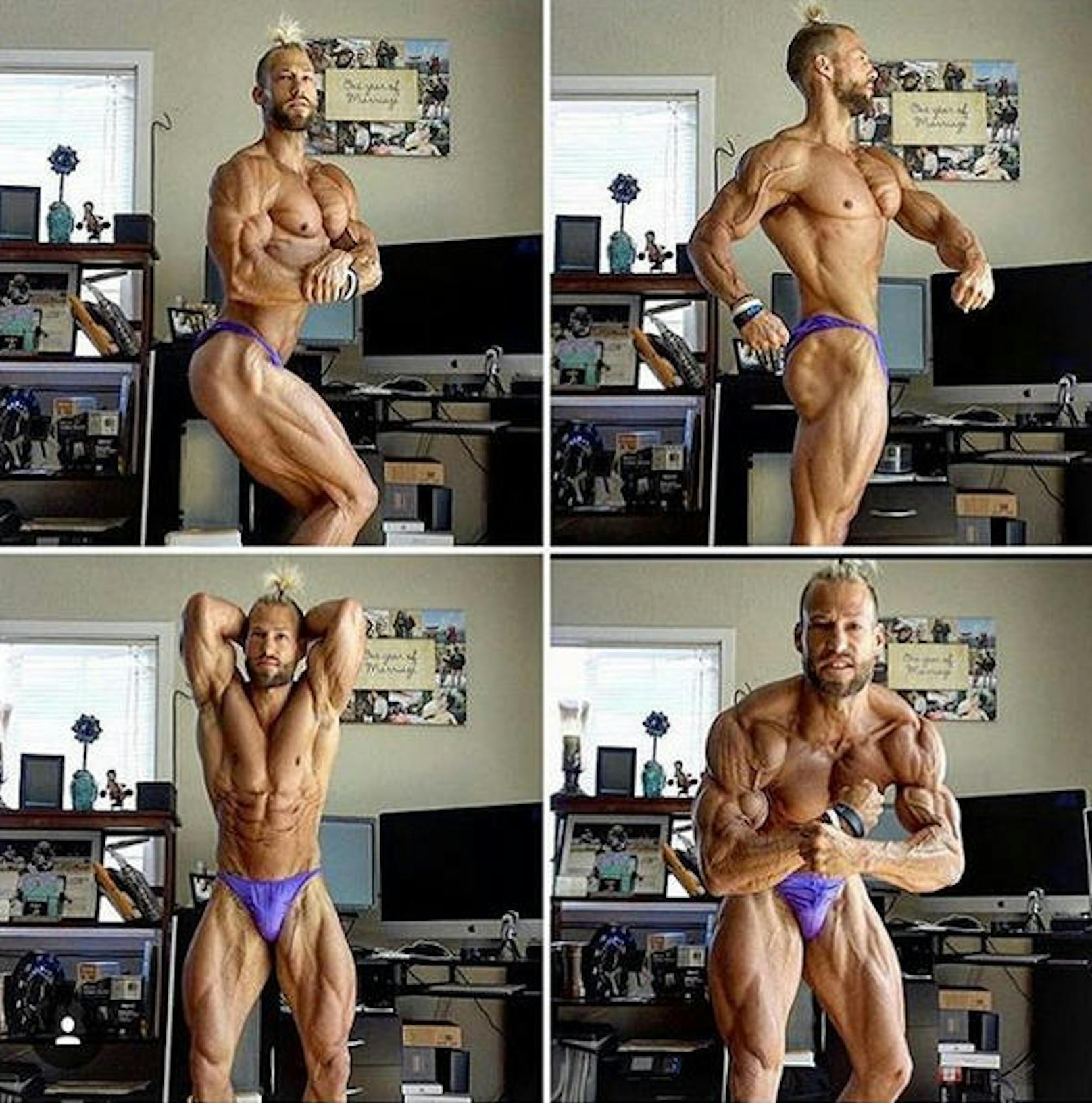 Der heute 32-Jährige stählt sein Muskeln seit er 14 Jahre alt ist. <a href="https://www.instagram.com/patrick.reiser/?hl=de">www.instagram.com/Patrick.Reiser</a>