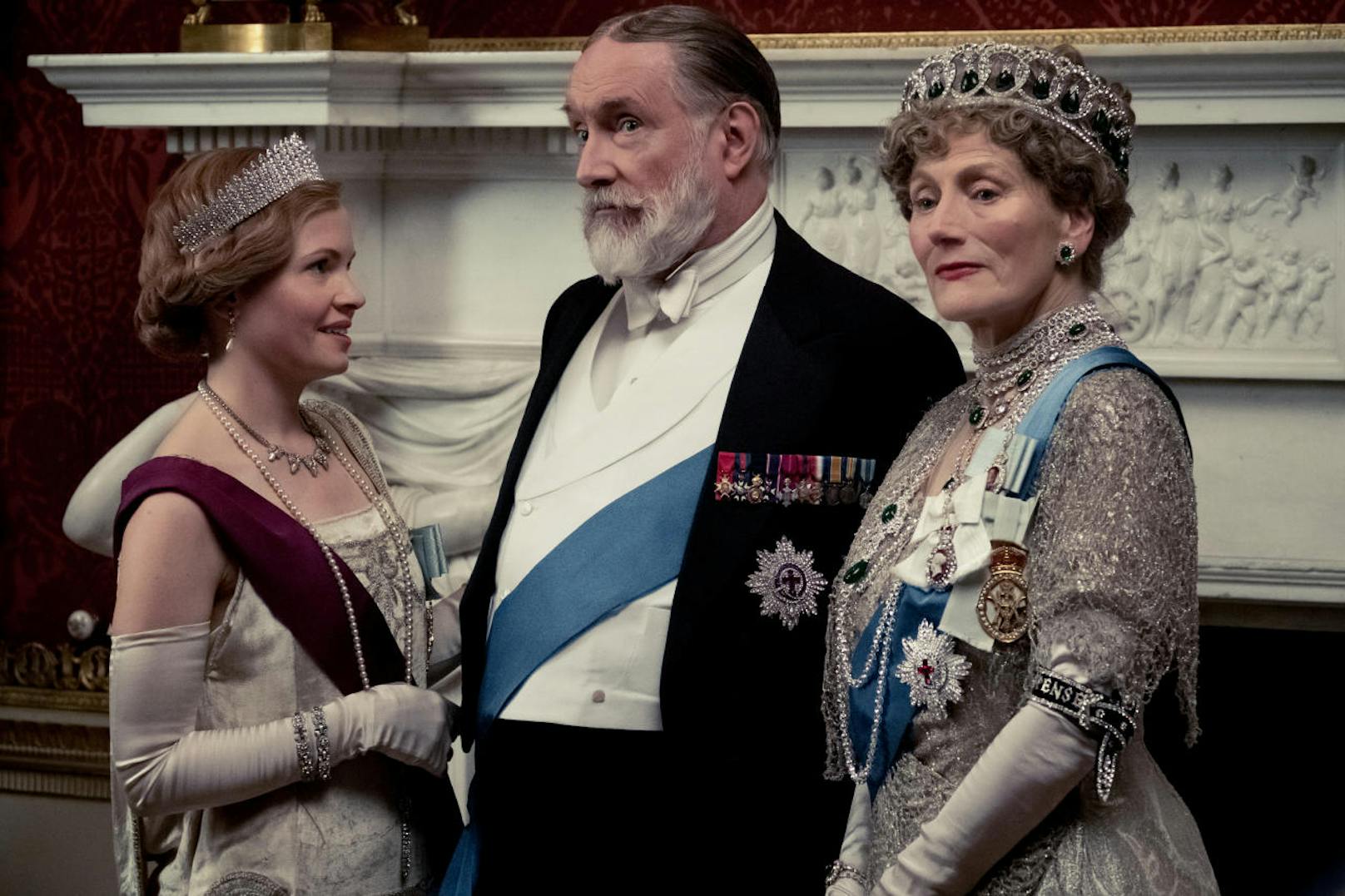 König George V mit seiner Familie