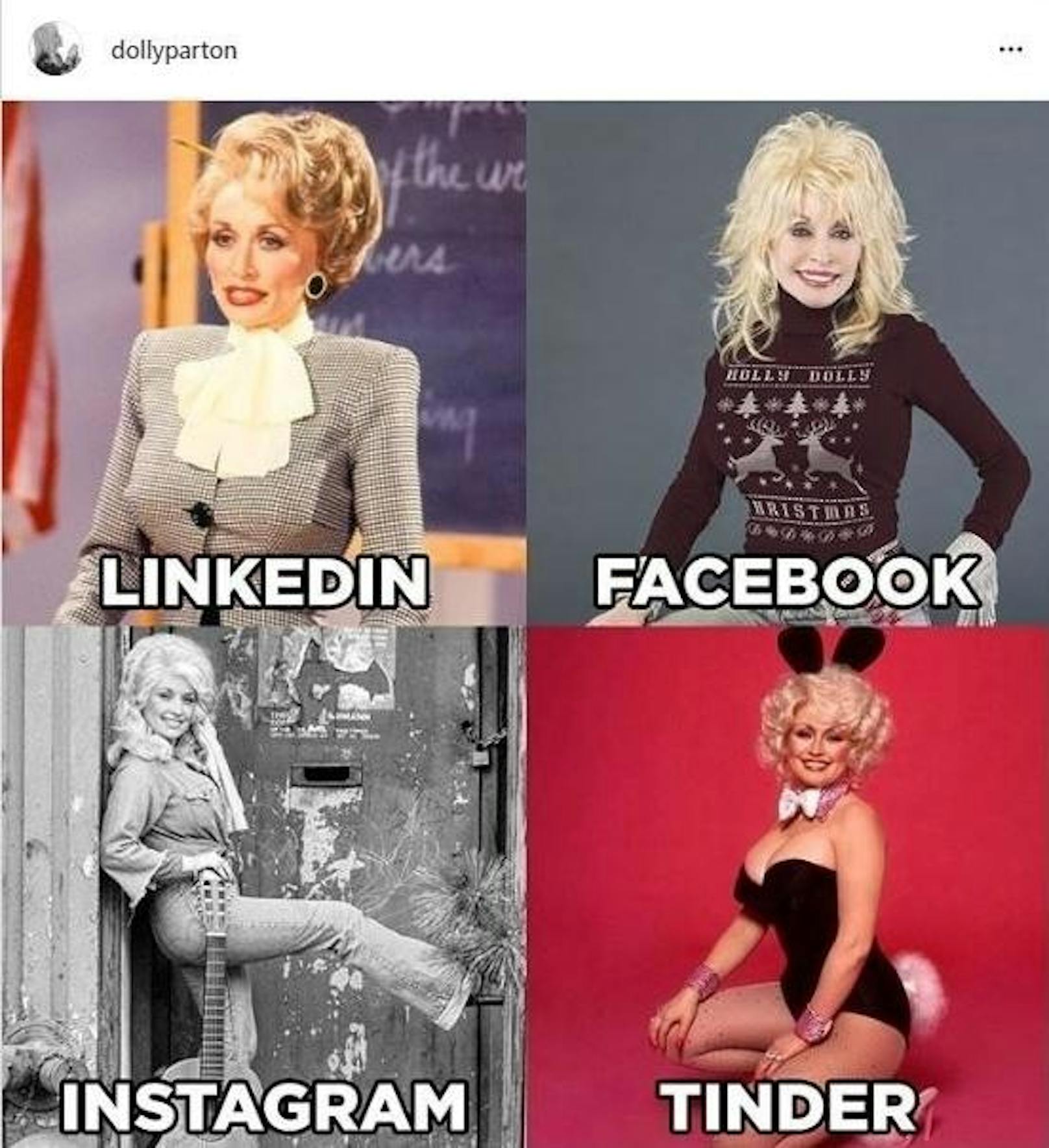 22.01.2020: <strong>Dolly Parton</strong> erklärt das Internet in vier Bildern. Die 74-jährige Country-Ikone hat mehr Durchblick als so mancher Teenager. Ihr Vorbild löst unter den Stars einen Trend aus, Zac Efron, Jennifer Garner und Co folgen ihrem Beispiel