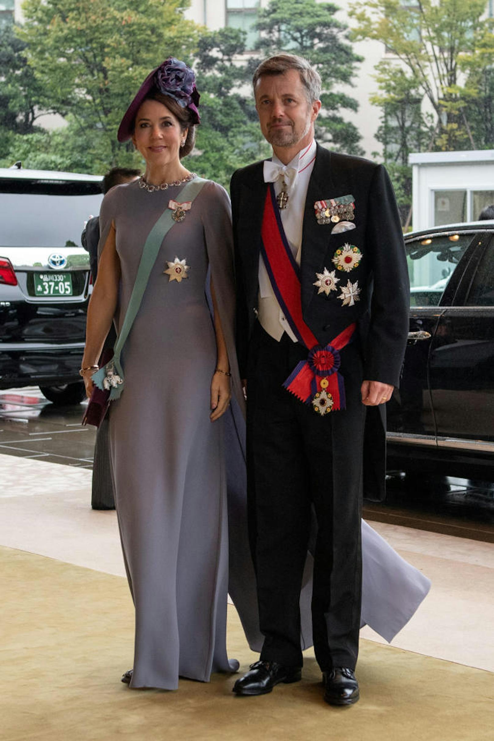 Der dänische Kronprinz  Frederik mit Kronprinzessin Mary.