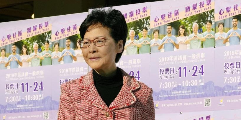 Hongkongs Regierungschefin Carrie Lam gilt als Peking-nahe Politikerin.