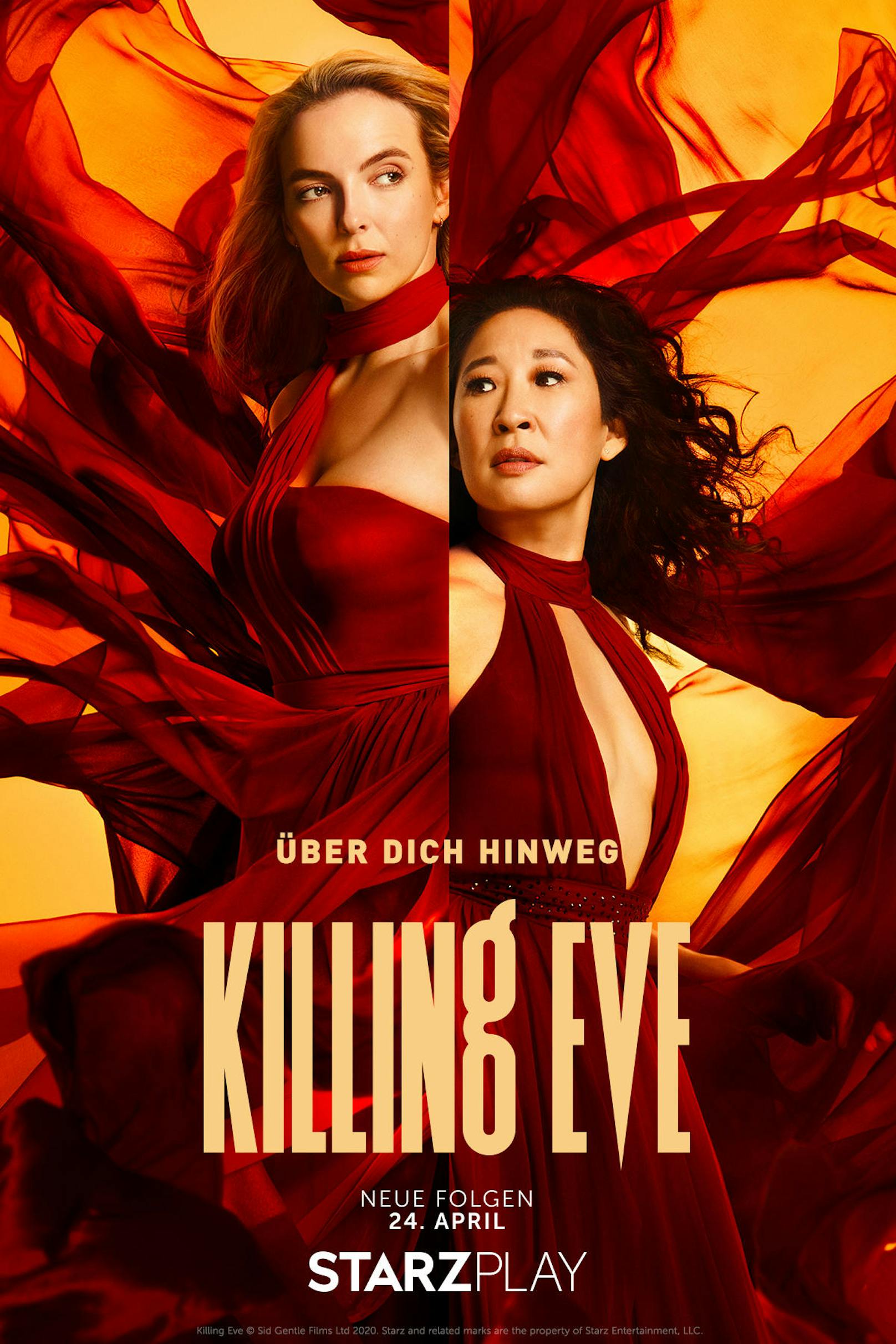 <strong>"Killing Eve" auf Starzplay bei Amazon Prime - Staffel 3:</strong> Die arbeitslose Auftragskillerin Villanelle und die MI6-Agentin treffen nach einem unerwarteten Todesfall wieder aufeinander. 