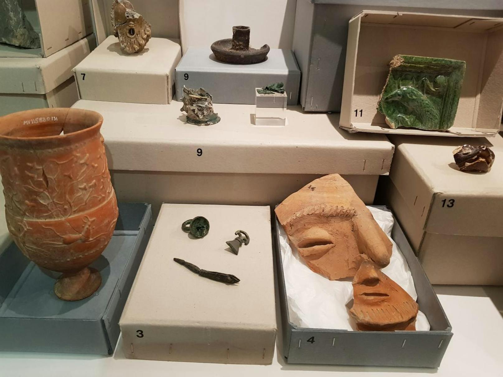 Auf rund 15 Quadratmeter werden auch neue Funde gezeigt, die ältesten stammen aus der Bronzezeit.