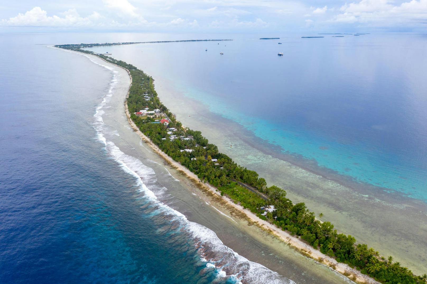 Der winzige Inselstaat Tuvalu im Südwestpazifik ist der viertkleinste Staat der Welt. Doch die Menschen hier werden vom Klimawandel schwer getroffen.
