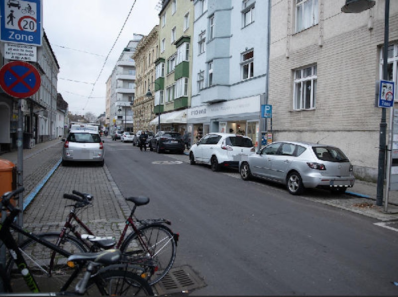 In der Eisenhandstraße ging die Amokfahrt los.