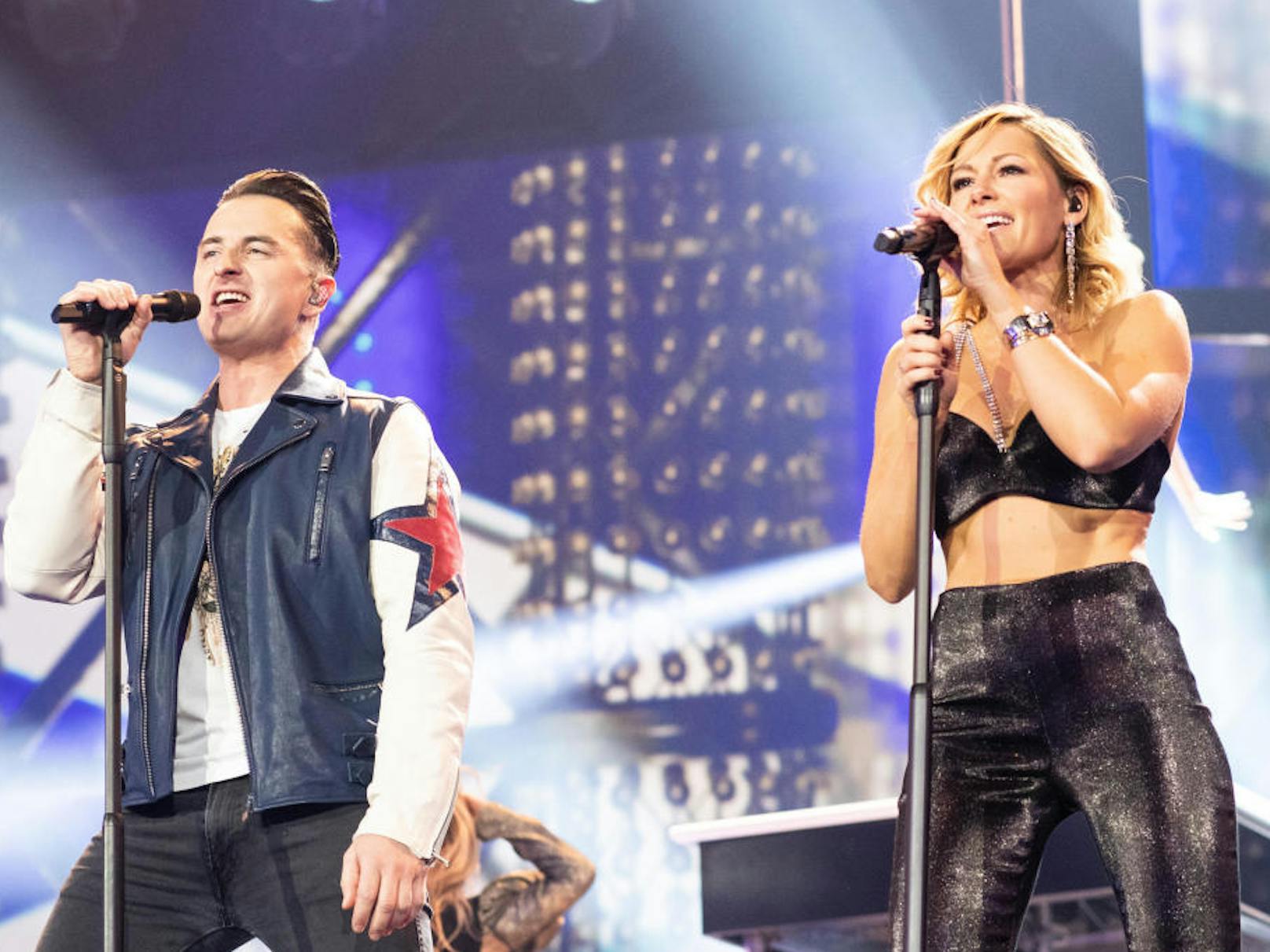 Helene und <strong>Andreas Gabalier</strong> singen "You Shook Me All Night Long" von AC/DC. 
