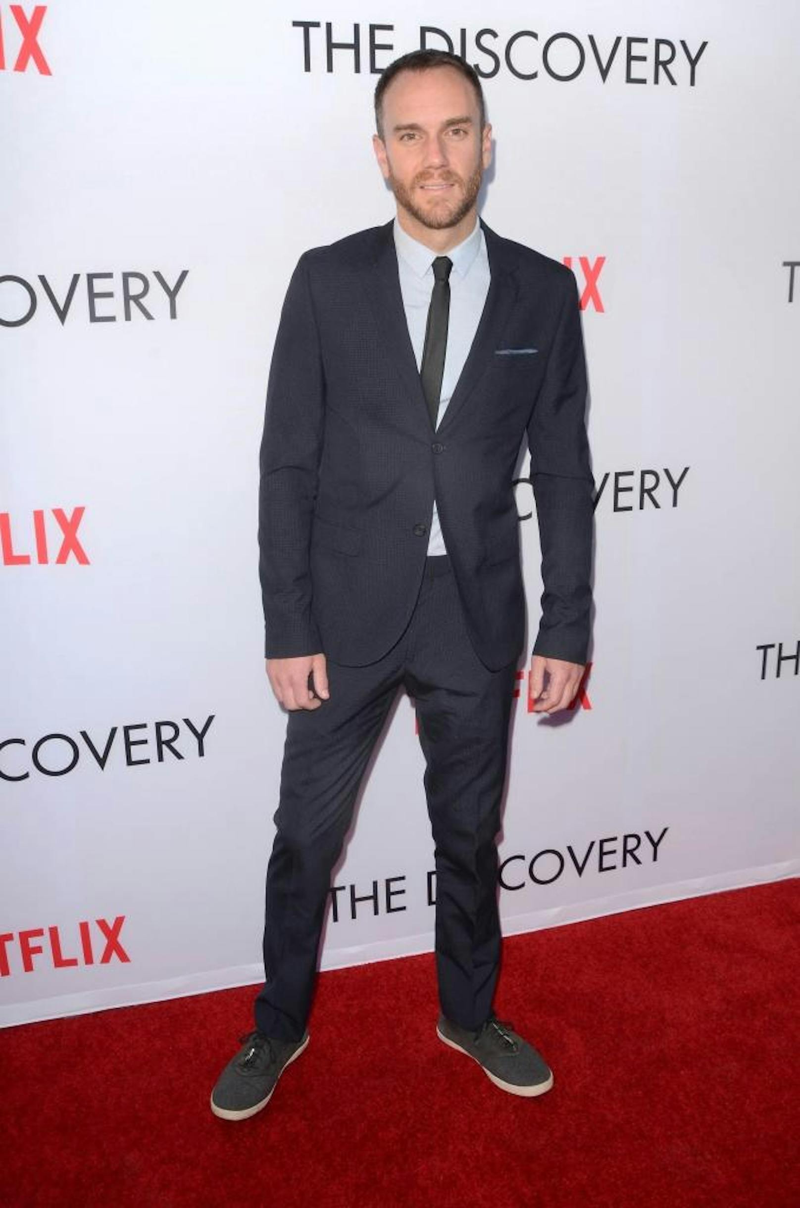 Charlie McDowell am 29. März 2017 bei der Premiere von Netflix' "The Discovery" in Los Angeles 