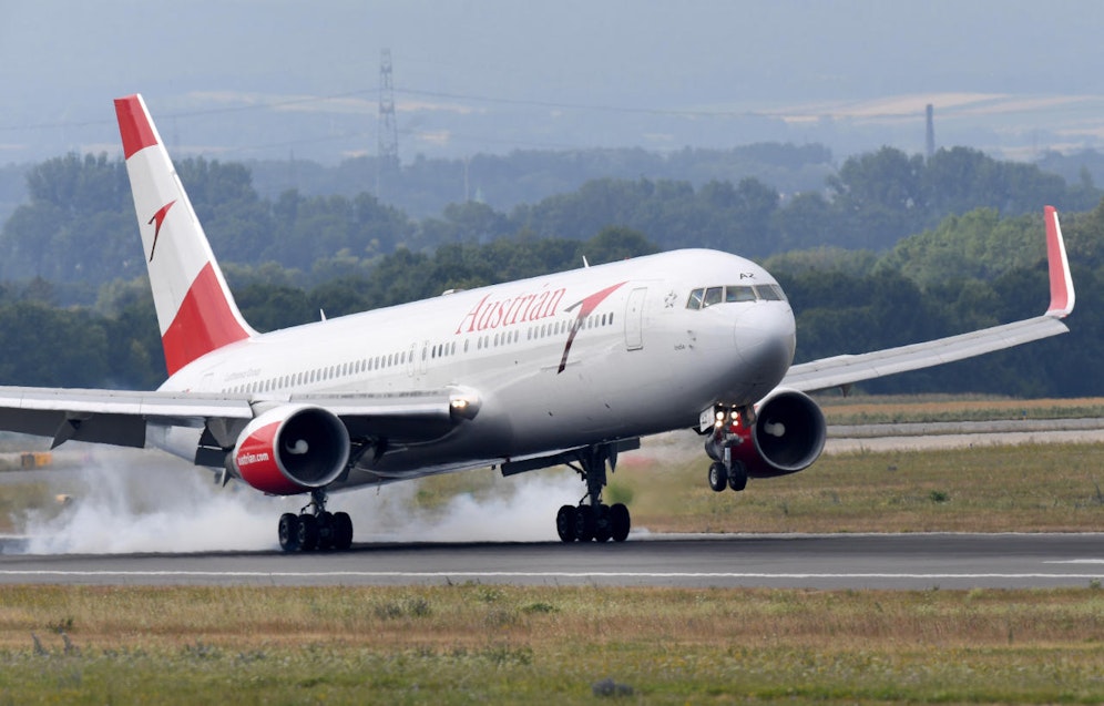 An Bord eines AUA-Fliegers gab es am Freitag eine angespannte Stimmung.&nbsp;