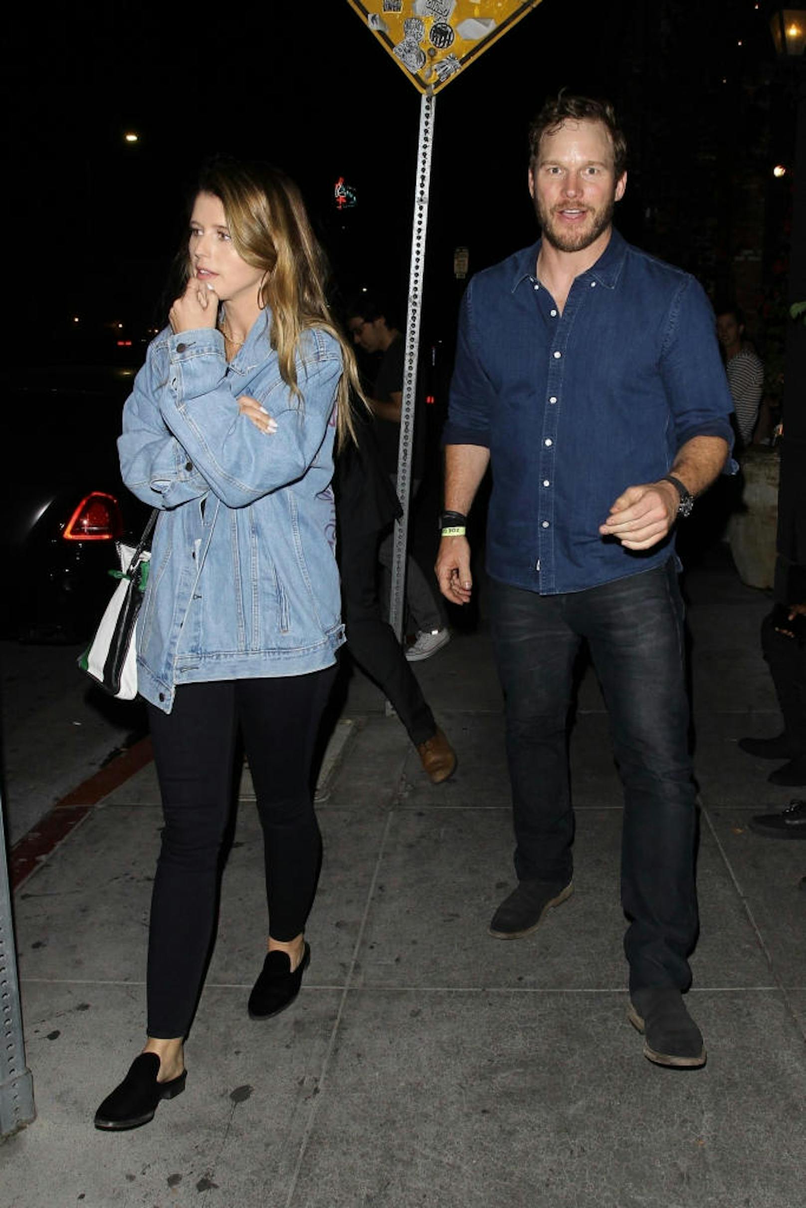 <strong>Chris Pratt </strong>und <strong>Katherine Schwarzenegger</strong> am 11. August 2018 in Hollywood. 