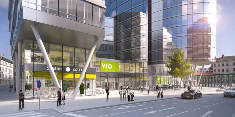 "Vio Plaza" wird nun gebaut, es soll Wohnungen und ein Shoppingcenter beherbergen. 