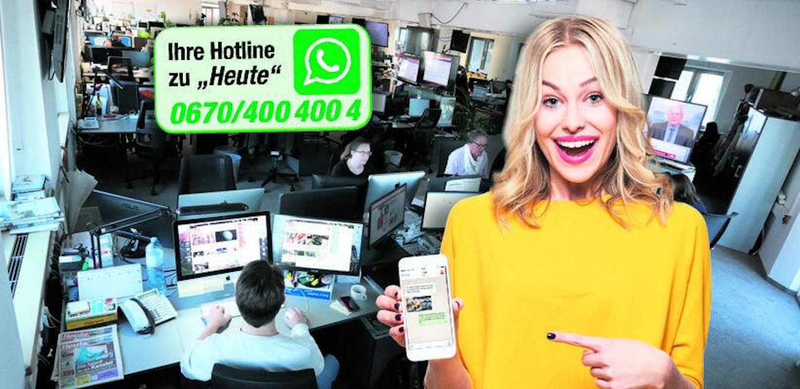 Whatsapp-Nummer einspeichern, Foto oder Video schicken - und 50 Euro gewinnen.