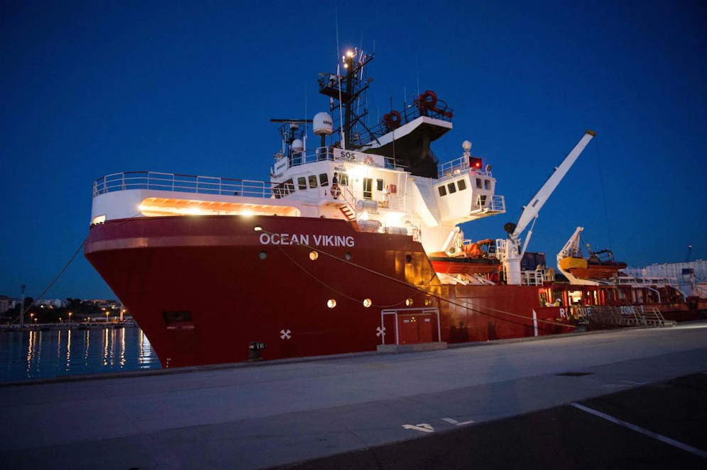 An Bord der Ocean Viking kommt es zu tumultartigen Szenen.&nbsp;