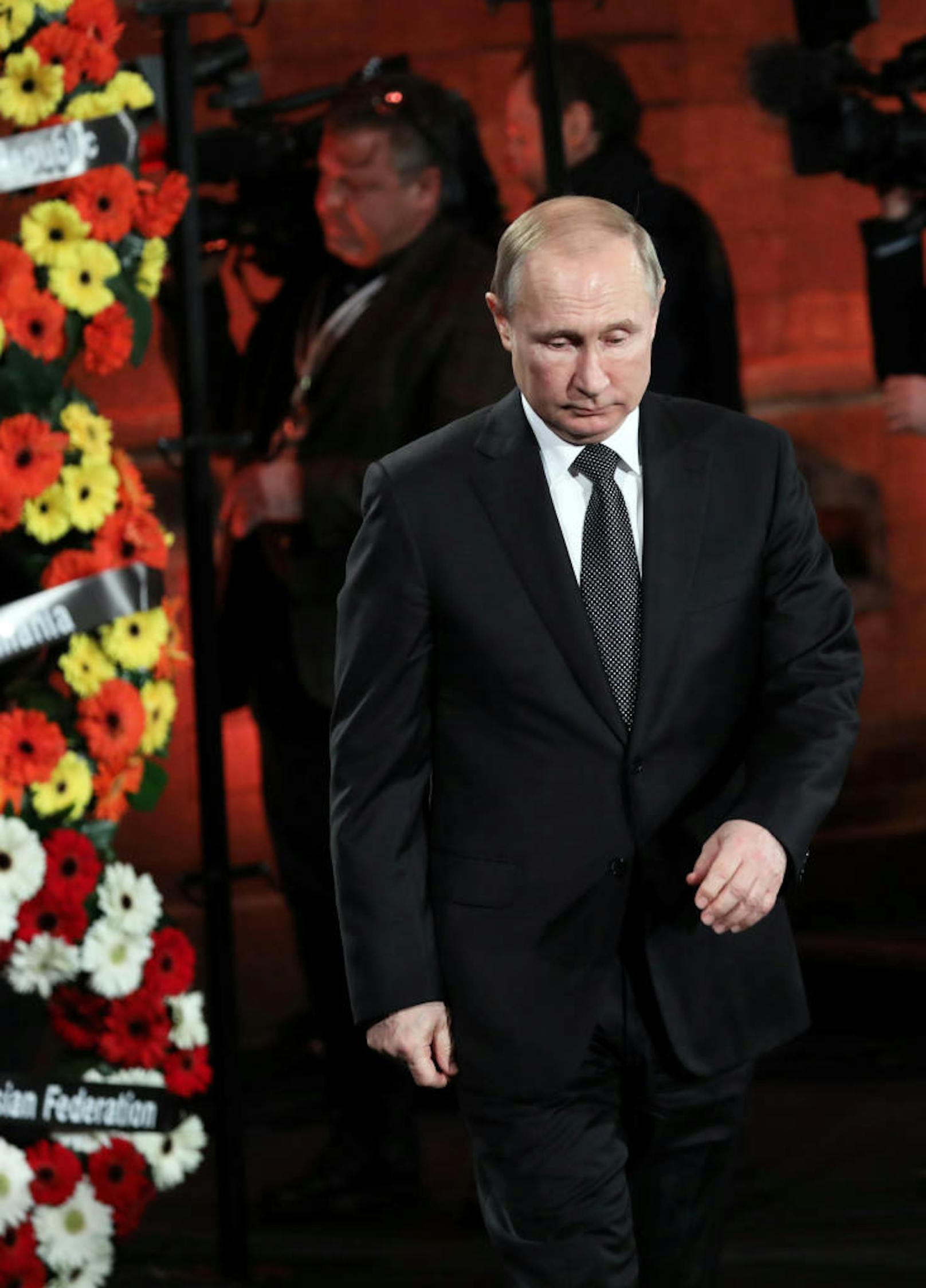 Russlands Präsident Wladimir Putin verspätete sich.