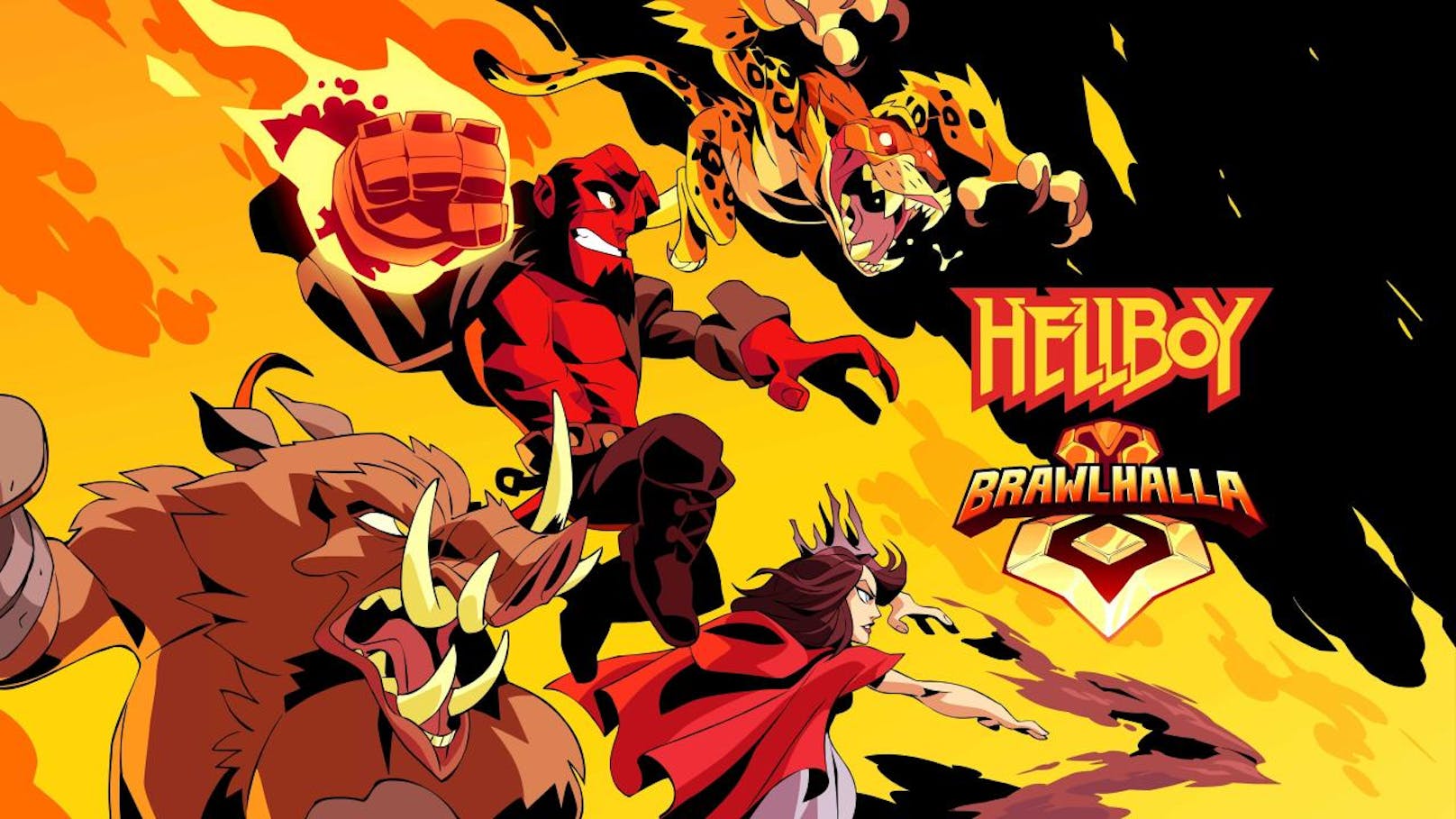 Ubisoft kündigte an, dass sie mit Lionsgate und Millennium Media zusammengearbeitet haben, um zur Feier des kommenden Films die legendären Hellboy-Charaktere Nimue, Gruagach, Ben Daimio und Hellboy im April in die Liste der Brawlhalla-Kämpfer aufzunehmen. Der höllisch gute Superheld Hellboy ist zurück und er brennt darauf, sich in den nächsten Kampf zu stürzen. Brawlhalla wurde von Blue Mammoth entwickelt und ist ein Free-to-Play-Plattform-Kampfspiel mit mehr als 15 Millionen Spielern auf PC und PlayStation 4 sowie Xbox One und Nintendo Switch.