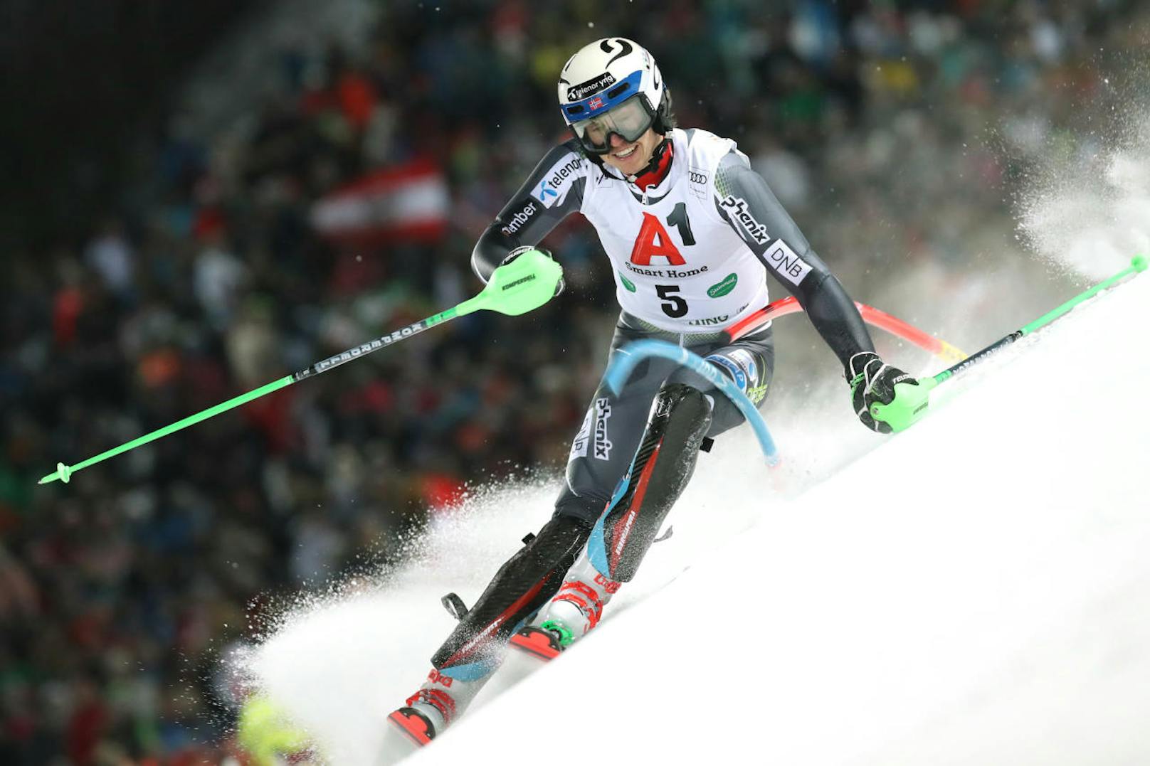 Gold im Slalom: Henrik Kristoffersen