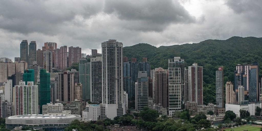 Erneut protestierten die Einwohner Hongkongs gegen die chinesische Regierung.