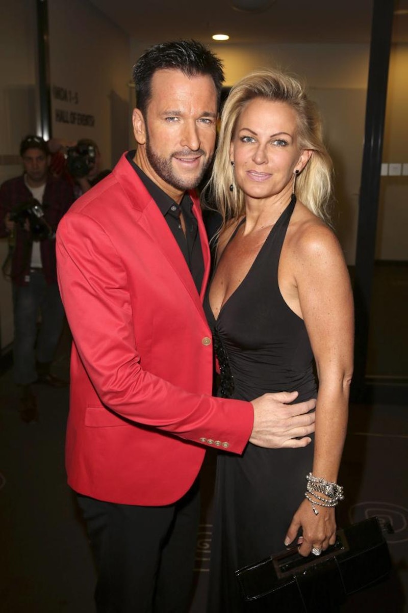 Michael Wendler mit seiner damaligen Ehefrau Claudia Norberg bei der smago! Award Verleihung am 26. November 2014 in Berlin 